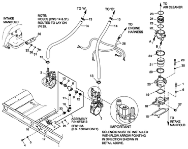 Fuel Lp Vapor C5 Cpl 6.8l Diagram and Parts List for CT15068ANSN (1507V23117)(2007) Generac Generator