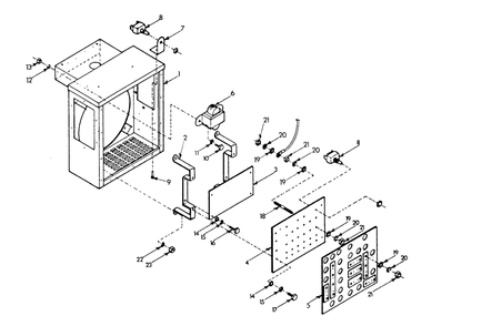 Voltage-Phase Selector Board Diagram and Parts List for 9303-2  Generac Generator