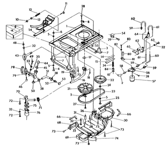 Part Location Diagram of 72375A Generac Blower Housing