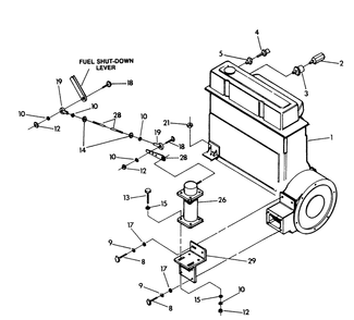 Part Location Diagram of 66501 Generac Bracket