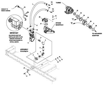 Fuel System Ng 2.4l 60kw Diagram and Parts List for ET06024KNSX (5959464 - 6152116)(2010) Generac Generator