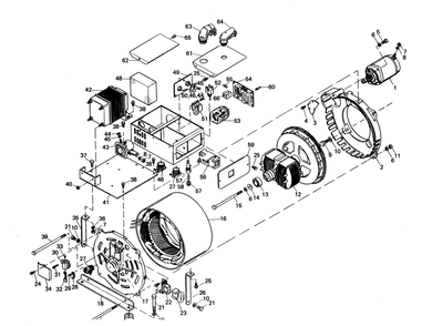 Part Location Diagram of 40962 Generac Rectifier Plate Assembly