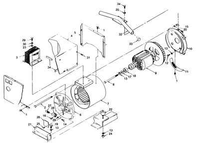 Part Location Diagram of 52173 Generac Stator Assembly