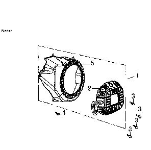 Starter Diagram and Parts List for 006436-0  Generac Pressure Washer