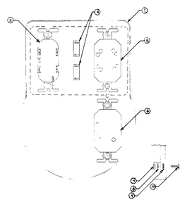 Receptacle Panel No. 69909 Diagram and Parts List for R4002 (8905-0)(8905-0) Generac Generator
