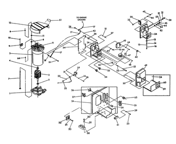 Alternator And Panel Diagram and Parts List for 9677-2  Generac Generator