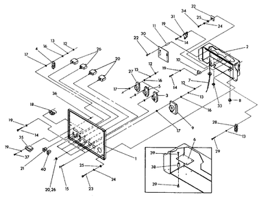 Generator Control Panel Drawing No. 92390 Diagram and Parts List for MC10000 (9809-0)(9809-0) Generac Generator