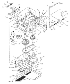 Base And Pulleys Diagram and Parts List for 0916-1  Generac Generator