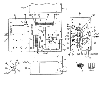 Control Panel Diagram and Parts List for 9303-6  Generac Generator
