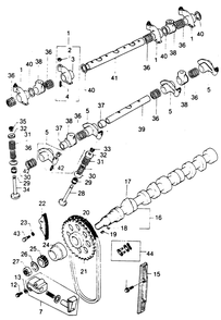 Valve System Diagram and Parts List for 1014-A  Generac Welder