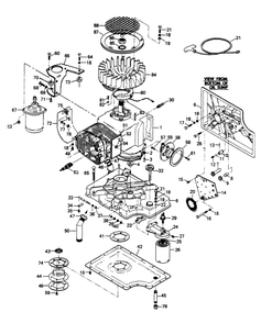 Engine Parts Diagram and Parts List for 6245-2  Generac Generator