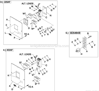 Cpl C5 H Control Cb Connection (2) Diagram and Parts List for ST10068GNAN (5058717)(2008) Generac Generator