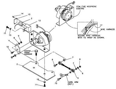 Electronic Governor Diagram and Parts List for 0590-4  Generac Generator