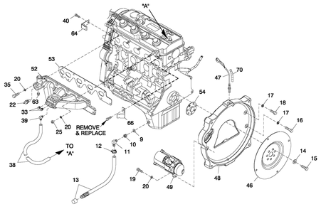 Engine Common Parts 2.4l G2 Diagram and Parts List for ET04524ANSN (5632859 - 5781974)(2010) Generac Generator