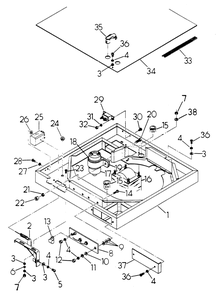 Blower Shroud Diagram and Parts List for 6209-0  Generac Generator