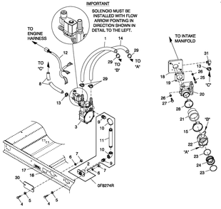 Ev Fuel System 60kw C4 L/P Vap Diagram and Parts List for CT06030ANAN (1907V23210 - 4807V25565)(2007) Generac Generator