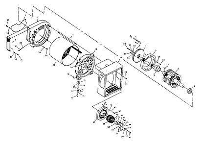 Generator Diagram and Parts List for 9301-1  Generac Generator