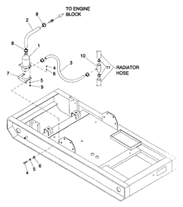 Block Heater Diagram and Parts List for 4066-0  Generac Generator