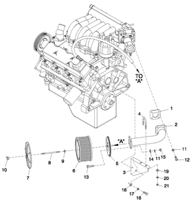 Air Cleaner Diagram and Parts List for 0049174 (4107338 - 4188737)(2005) Generac Generator