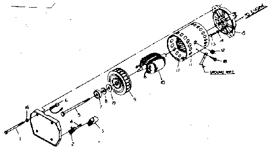 Stator assembly Diagram and Parts List for 8750  Generac Generator