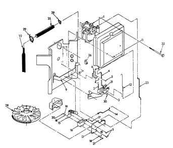 Gasoline Carburetor Diagram and Parts List for 9010-5  Generac Generator
