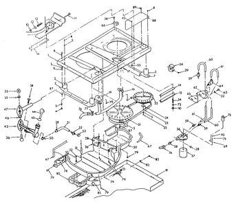 Base And Pulleys (Side Exhaust) Diagram and Parts List for 9290-0  Generac Generator
