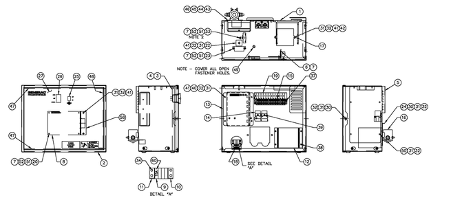 2a Battery Charger Diagram and Parts List for 0052230 (4332300 - 4332311)(2005) Generac Generator