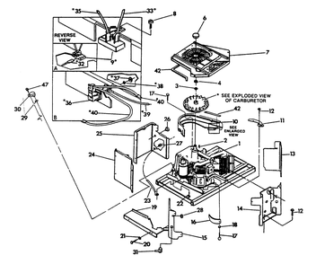 Engine Enclosure Diagram and Parts List for 9008-9  Generac Generator