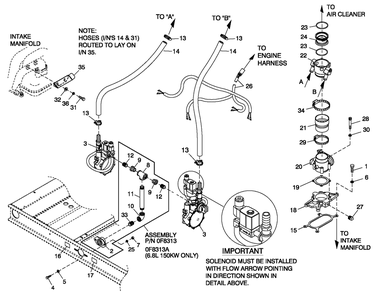 Fuel Lp Vapour C5 Cpl 6,6l Diagram and Parts List for QT13068ANSNA (4501304 - 4777482)(2007) Generac Generator