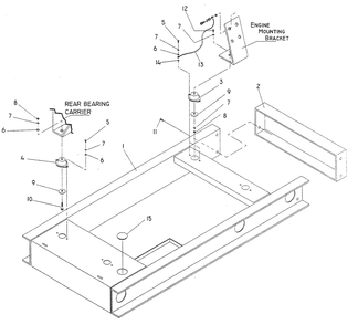 Part Location Diagram of 70936C Generac Vib. Iso. 70-75 Duro