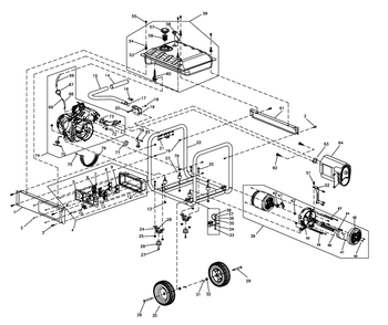 Parts Mnl Gp5500 120/240v Diagram and Parts List for 0068420 (9291948A - 9292067A)(2014) Generac Generator