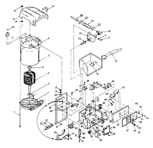 Part Location Diagram of 72739 Generac Upper Bearing Carrier