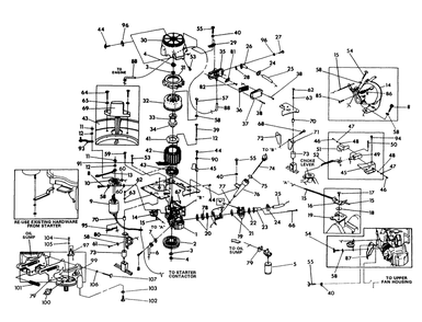 Part Location Diagram of 0D2446 Generac ADAPTOR, OIL FILTER