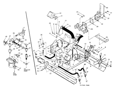 1.0 Liter Engine Diagram and Parts List for 9154-2  Generac Generator