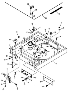 Blower Shroud Diagram and Parts List for 6208-5  Generac Generator