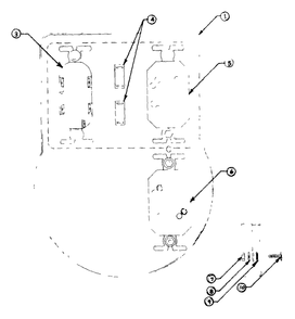 Receptacle Panel Diagram and Parts List for R4002 (8905-1)(8905-1) Generac Generator