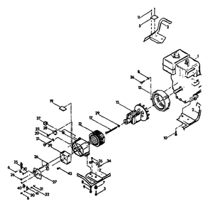Generator Diagram and Parts List for S5002 (8983-3)(8983-3) Generac Generator