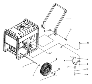Generator Diagram and Parts List for MC8000 (Rev 0)(9807-1)(9807-1) Generac Generator