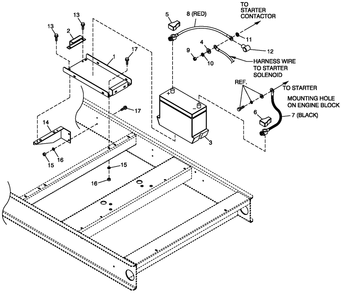 Battery 27f Gb 5.4l And 6.8l Diagram and Parts List for QT08054ANNNA (4842570 - 4862749)(2007) Generac Generator