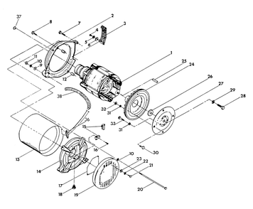 Generator Diagram and Parts List for 9112-2  Generac Generator
