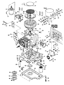 Part Location Diagram of 24473 Generac 1/4 Flat Washer