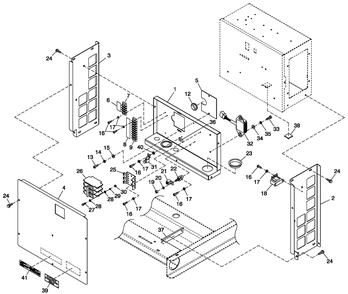Connection Box Spl Parts Diagram and Parts List for 0053261 (4646781 - 4777787)(2007) Generac Generator