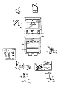 Gn-480 And Gn-570 Engine (Part 1) Diagram and Parts List for 0626-0  Generac Generator