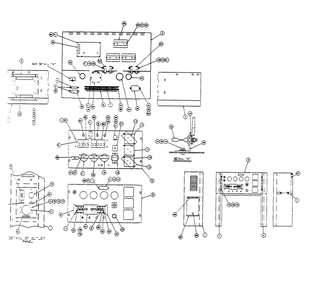 Control Panel Diagram and Parts List for 9172-2  Generac Generator