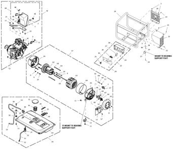 Part Location Diagram of 0J8011 Generac Wrapper 520 X 75