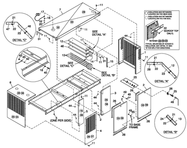 Enclosure C5 Parts Lbl Diagram and Parts List for CT13068AVAN (1908V27747)(2008) Generac Generator
