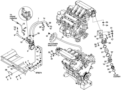 Fuel System Lpv 3.0l G14 Diagram and Parts List for CT06030ANAN (1907V23210 - 4807V25565)(2007) Generac Generator