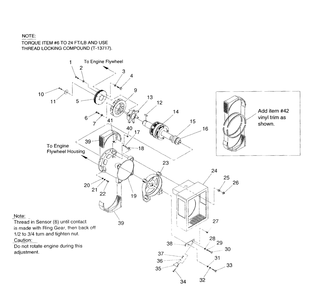 Generator - Drawing 1 Diagram and Parts List for 4373-1  Generac Generator