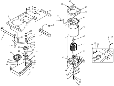 Alternator And Pulleys 2 Diagram and Parts List for 0049160 (4002828 - 4394711)(2014) Generac Generator