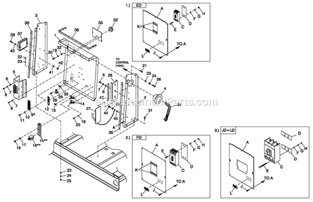 Cpl C3 H Control (3) Diagram and Parts List for QT07068GNNNA (5011556)(2008) Generac Generator